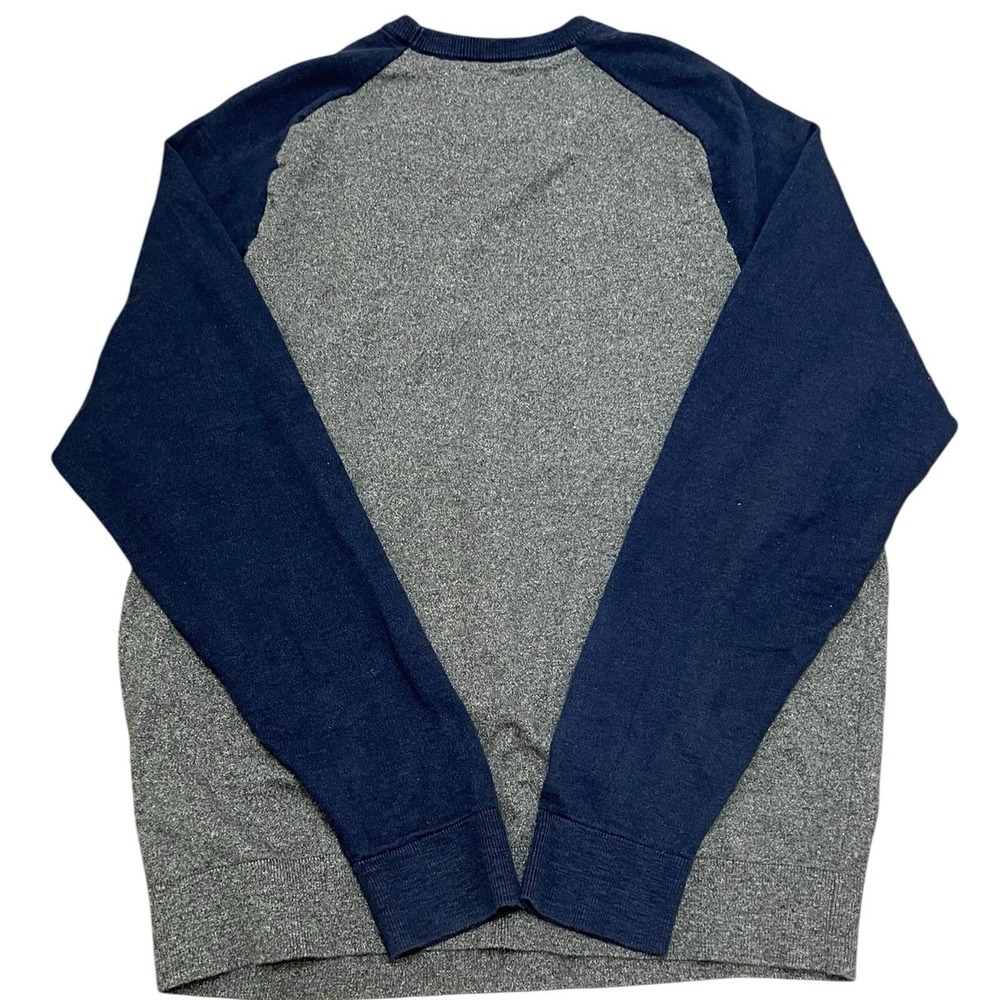 Rye By Hawker Rye Men's Grey And Navy Blue Crewneck Sweater XL - Picture 2 of 8